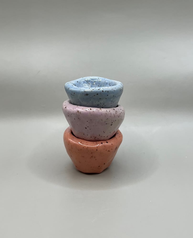 Image of candlestick holders/mini trinket dish