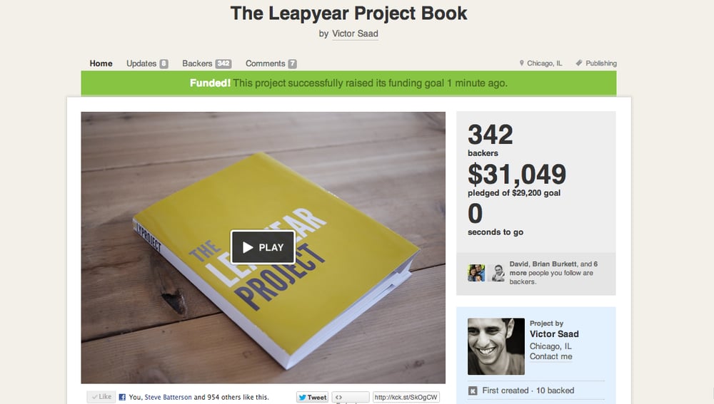 Image of The Leap Year Project Book