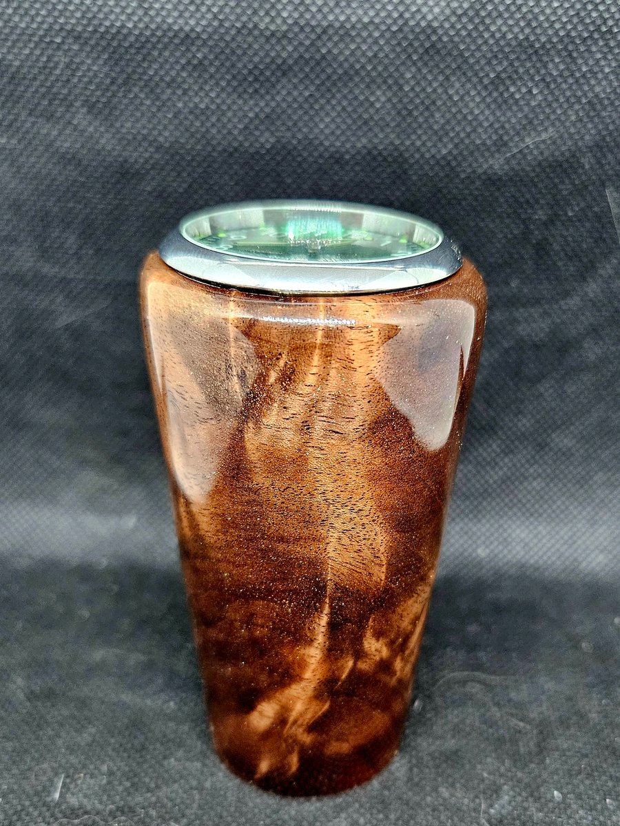 Image of Walnut/Green Clock Shift Knob