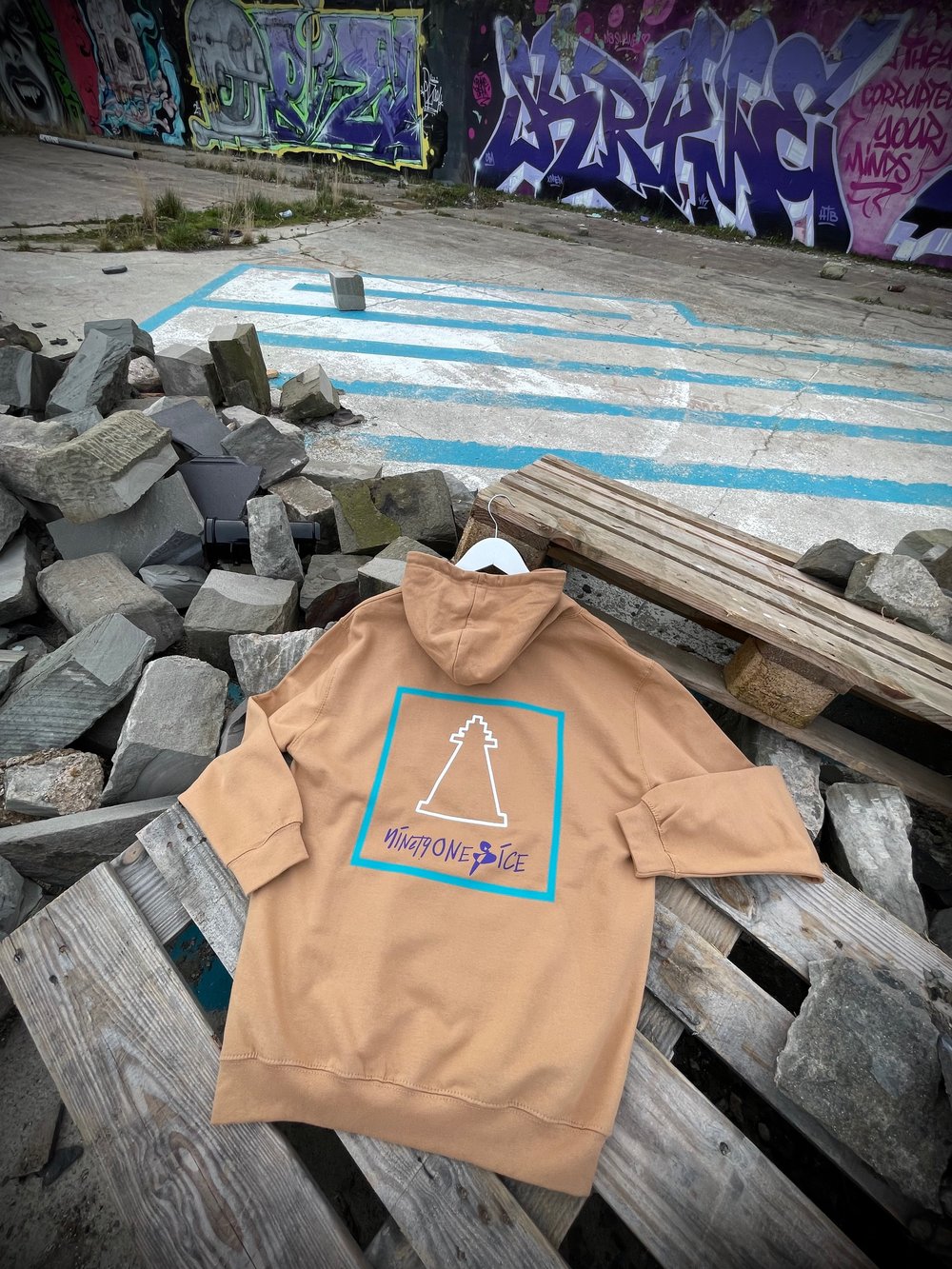 Image of Caramel Retro Hoody