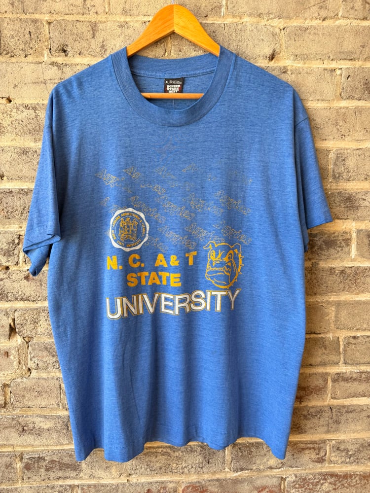 Image of Rare 1980’s NC A&T AGGIES Single-Stitched Tee, SIZE: XL