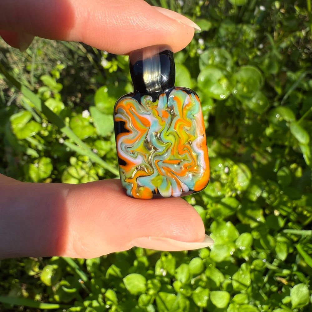 Image of Abstract Marbled Pendants