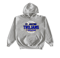 #281 St Joachim Volleyball Fall 2024 3 - Heather Grey Hoodie