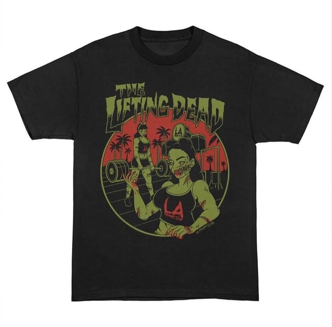 Lifting Dead T shirt (black)
