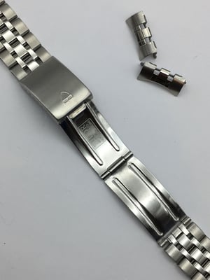 Image of STAINLESS STEEL GENTS WATCH STRAP,TUDOR,20mm,CURVE LUGS,NEW.(TU-3)