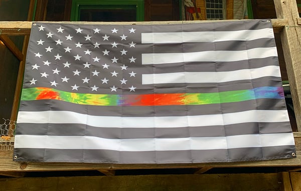 Image of JGD - Thin dyed line flags. 