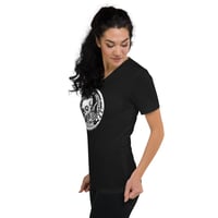 Image 4 of Unisex Short Sleeve V-Neck T-Shirt