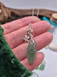 Image 2 of Green Seaglass and Shell Set
