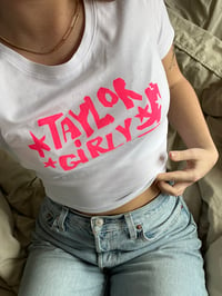 Image 3 of taylor girly - screenprinted shirt 