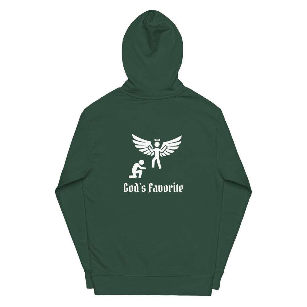 God's Favorite Hoodie (White Print)