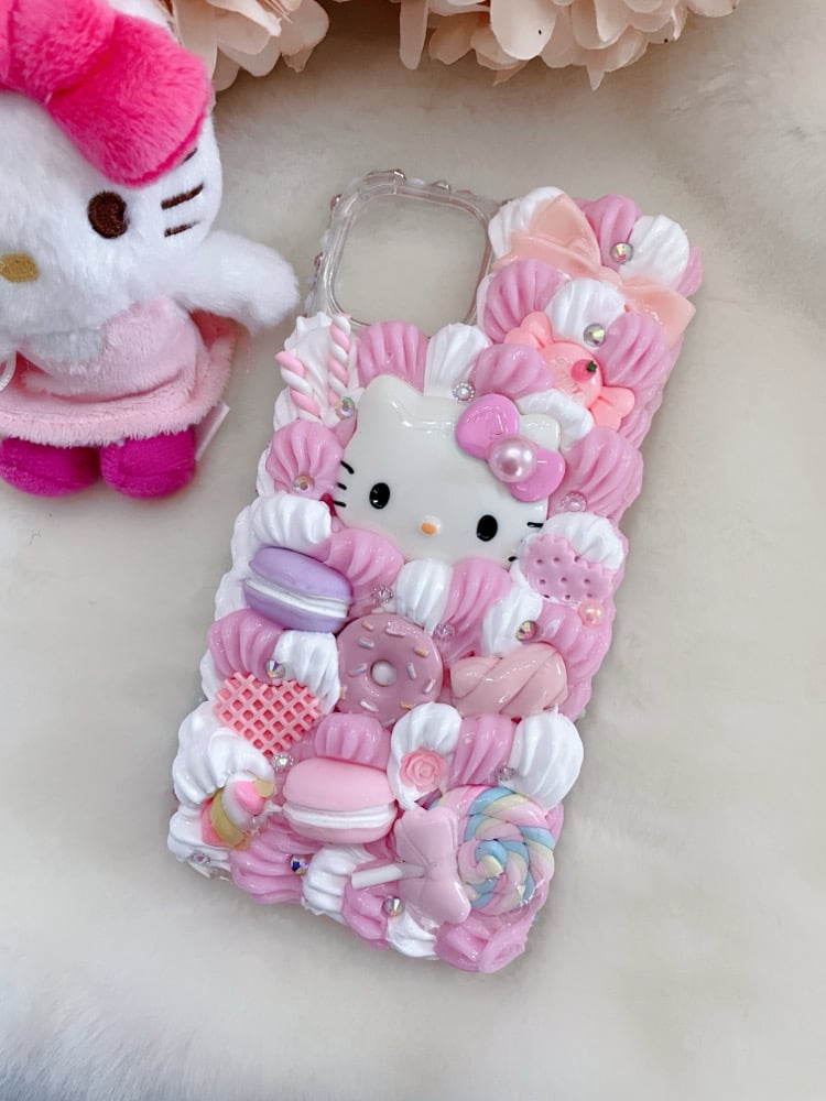 kawaii decoden kitty phonecase PM6