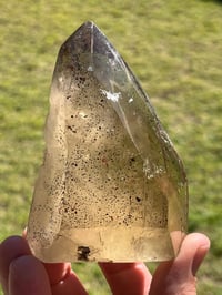 Image 1 of Natural Citrine With Hematite & Titanium  #2098