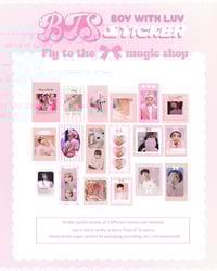 Image 3 of 40% OFF BOY WITH LUV STICKER PACK