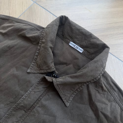 Image of AW 2003 Stone Island Zip Up Overshirt, Size Medium