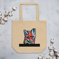 Image 1 of Watercolor Fox Eco Tote Bag