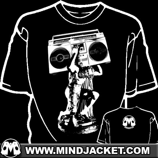 Image of Atlas Thugged shirt (REALLY old school hip-hop boom-box action)