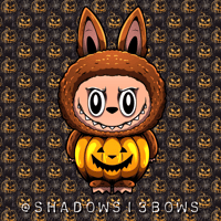 Image 1 of Halloween Labubu Stickers