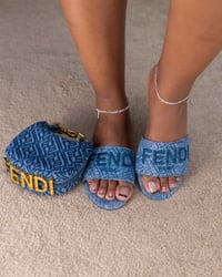 Image 3 of FF Denim Set