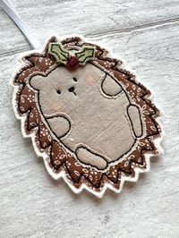 Image 2 of Christmas Hedgehog Decoration 