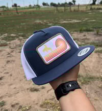 Orange Retro Bull Riding