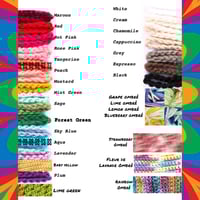 Image 2 of Crochet Mushroom Earrings 