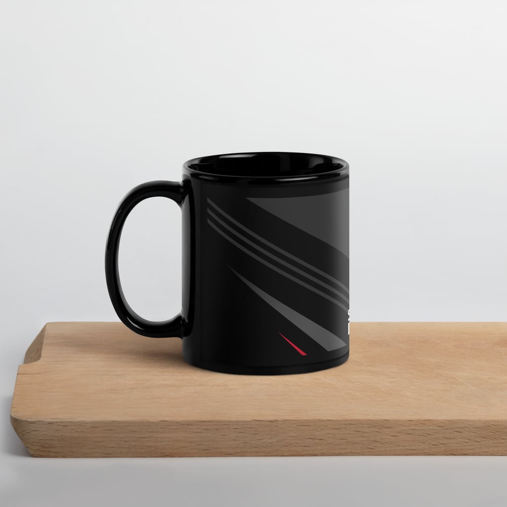Image of Consistency is Key Black Glossy Mug