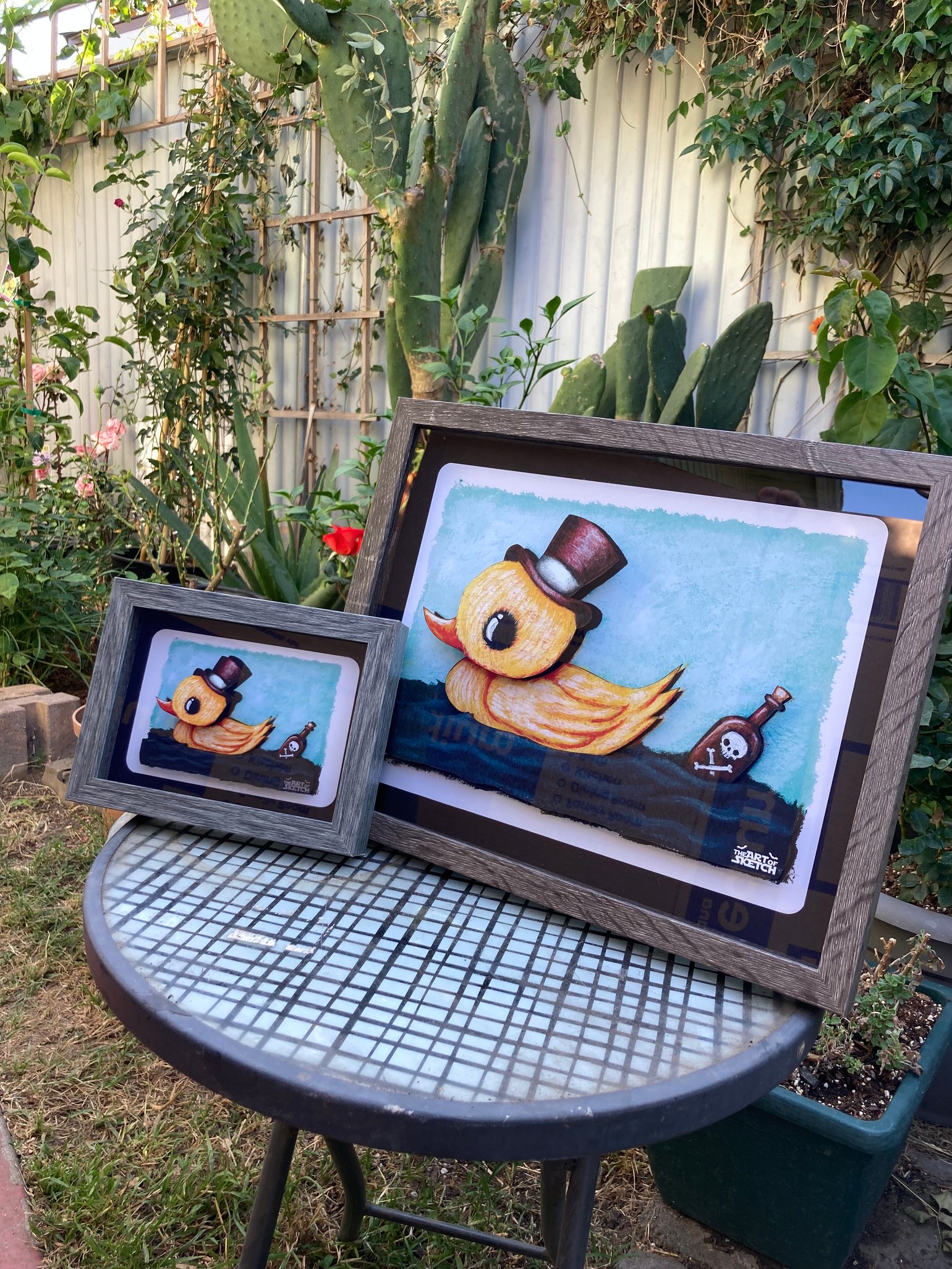 Image of "Duckling" Shadow Box