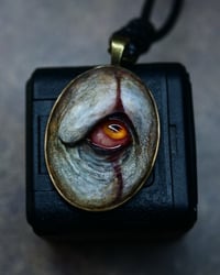 Image 3 of Pennywise Eye glow in the dark pendant OOAK