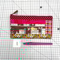 Image 5 of Cheshire Cat Quilted Pouch No.1