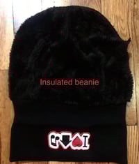 Image 2 of EMBROIDERED I LOVE HOUSE MUSIC INSULATED BEANIE, HOUSE MUSIC CAP