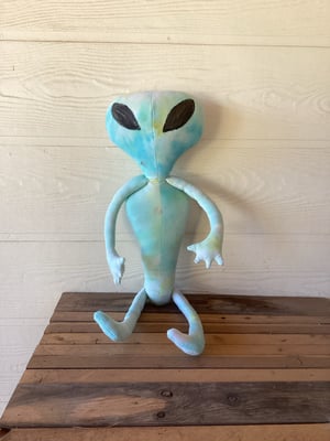 Image of Light Blue Alien Doll