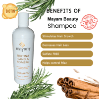 Image 2 of Mayam Beauty Shampoo Canela Romero Biotina