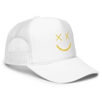 Image 3 of X's LOVE CONQUERS Foam trucker hat