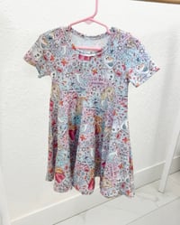 Watercolor Frozen Twirl Dress