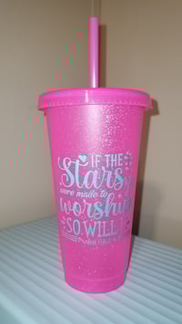 Image 1 of Bible Quotes Plastic Tumblers 