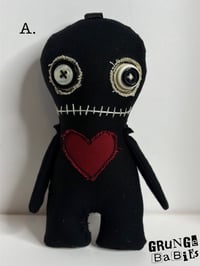 Image 3 of  Grunge Baby Bag Charm - Black