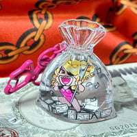 Image 3 of Liquid-Filled Yen Money Bag Charms