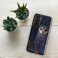 Image 23 of Baroque Style Gothic Inspired Owl Oil Painting Tough case for Samsung®