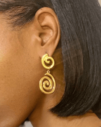 Image 2 of Raya Swirl Earrings