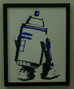 Image of R2Spray2 Screen Print - Blue