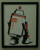 Image of R2Spray2 Screen Print - Red/Orange