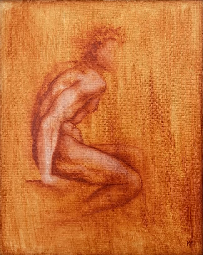 Sistine Ignudo #1 (Michelangelo Studies)