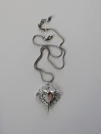 Image 2 of Mirror Heart #1 - Necklace