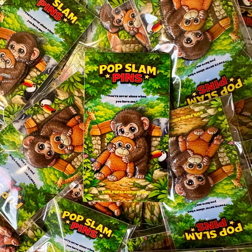 Image of Punch The Monkey - Pin