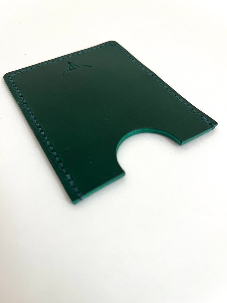 Image of Green Buttero Cardholder