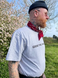 Image 3 of MarieJade X Buddy MFG Grind The World Tee - Grey