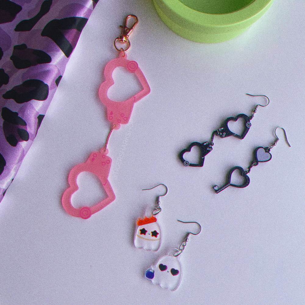 Like a Criminal Undercover Earrings or Pant Charms