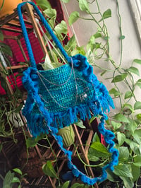 Image 3 of Turquiose Crochet Purse 