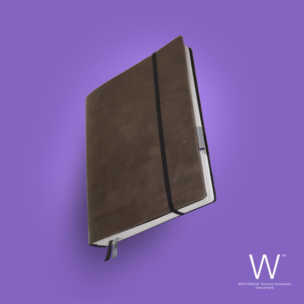 Image of WHITEBOOK SOFT S205, cut vintage leather, brown