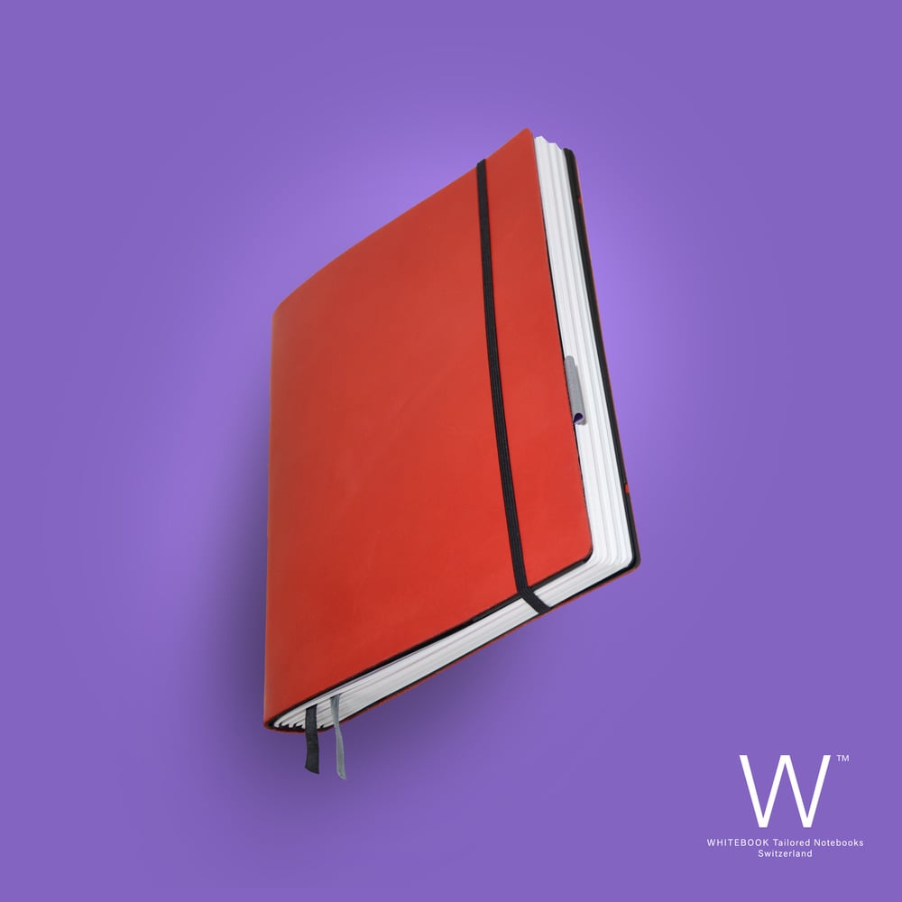 Image of WHITEBOOK STANDARD S041, cut boxcalf, red